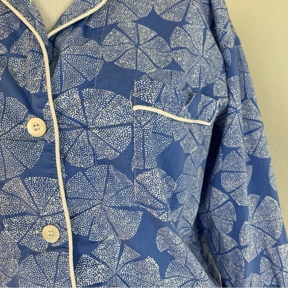 Marigot Lorient Pajama Top Size XS Marine Pinwheel - Picture 7 of 10